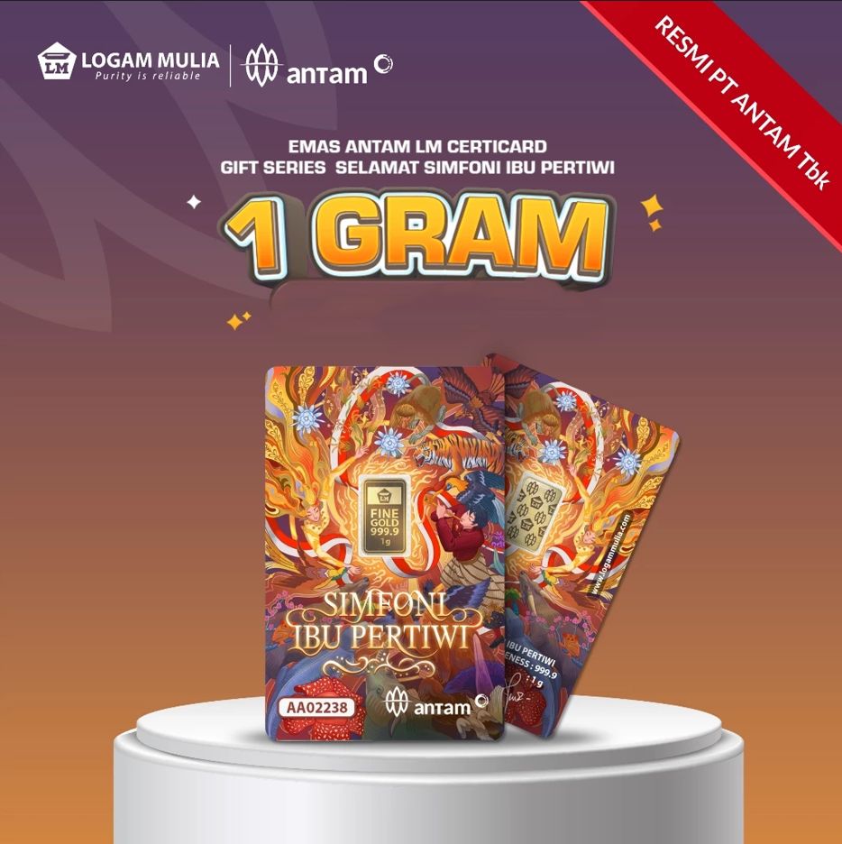 Emas Batang Simfoni Ibu Pertiwi - 1 gram