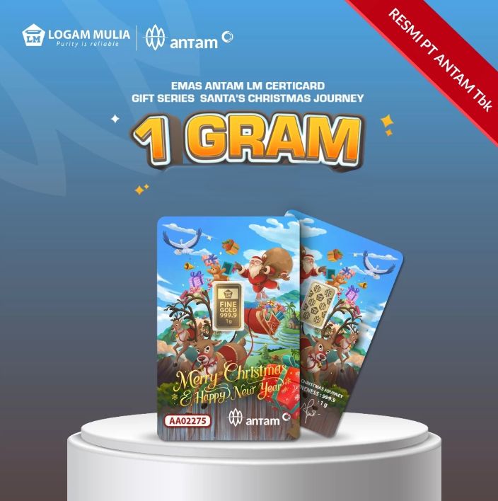 Emas Batangan Gift Series Christmas Eve - 1gr